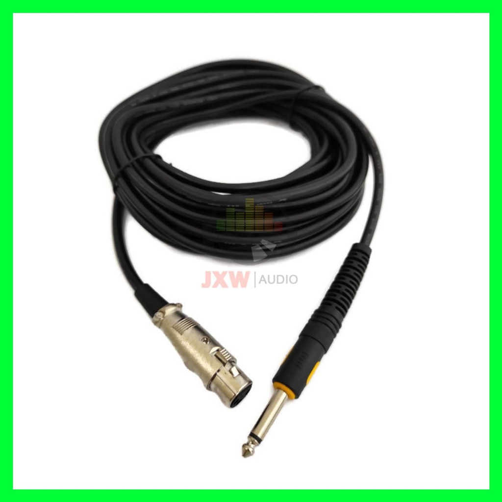 KABEL MIC LA BASS 10 METER / KABEL MICROPHONE LA BASS 10 METER / KABEL AUDIO AKAY TO CANON 10 METER