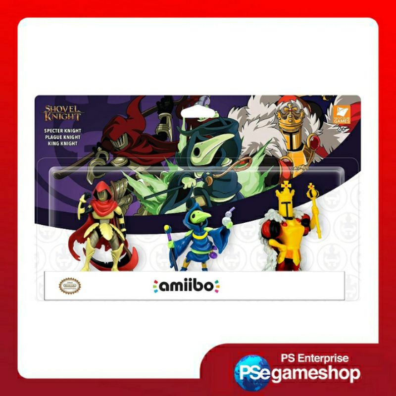 Knight Spectre Knight, Shovel Knight, Dan King Knight  Trailer Amiibo Baru