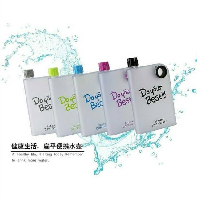 

MEMO BOTTLE / Botol Minum Tipis / Tempat Minum Flat