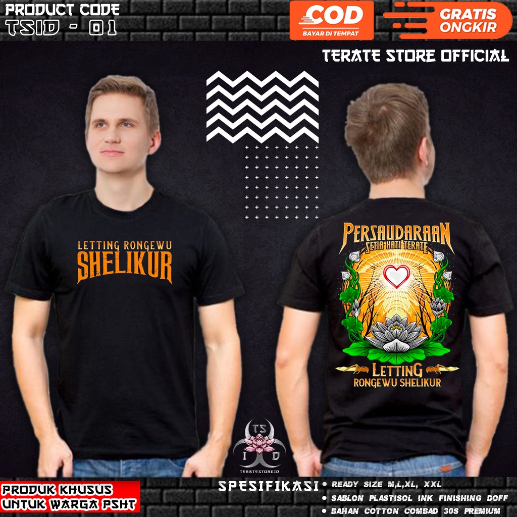 KAOS PSHT LETING ISTIMEWA 2021 SPESILA EDITION (KODE TSID-3), (BISA COD) BAHAN DISTRO TERLARIS