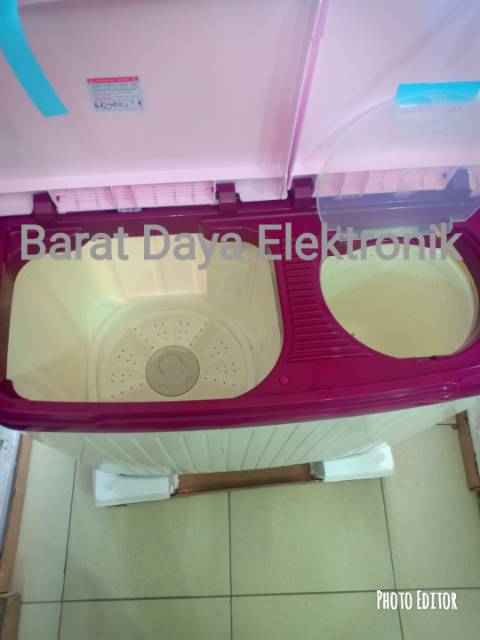 Mesin Cuci Polytron Mesin Cuci 2 Tabung 7 kg PWM 7076 / PWM 7073