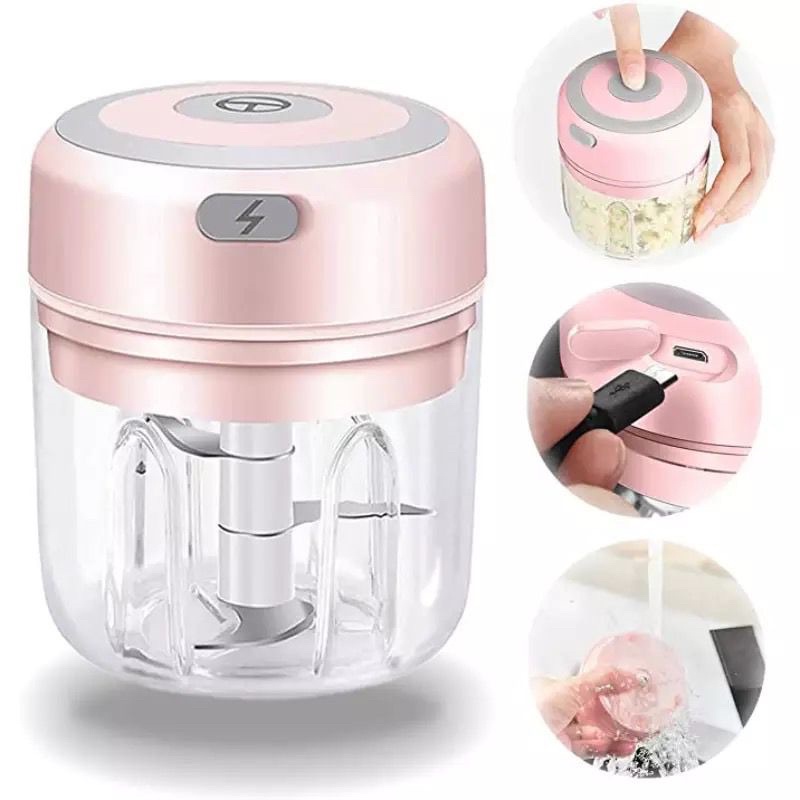 USB MINI CHOPPER / PORTABLE BLENDER MINI PENGGILING BUMBU DAGING BAWANG CBM01