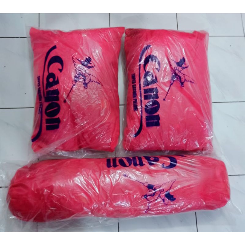 [ MURAH ] 1 SET BANTAL KEPALA DAN GULING MERK CANON BAHAN DAKRON WARNA RANDOM