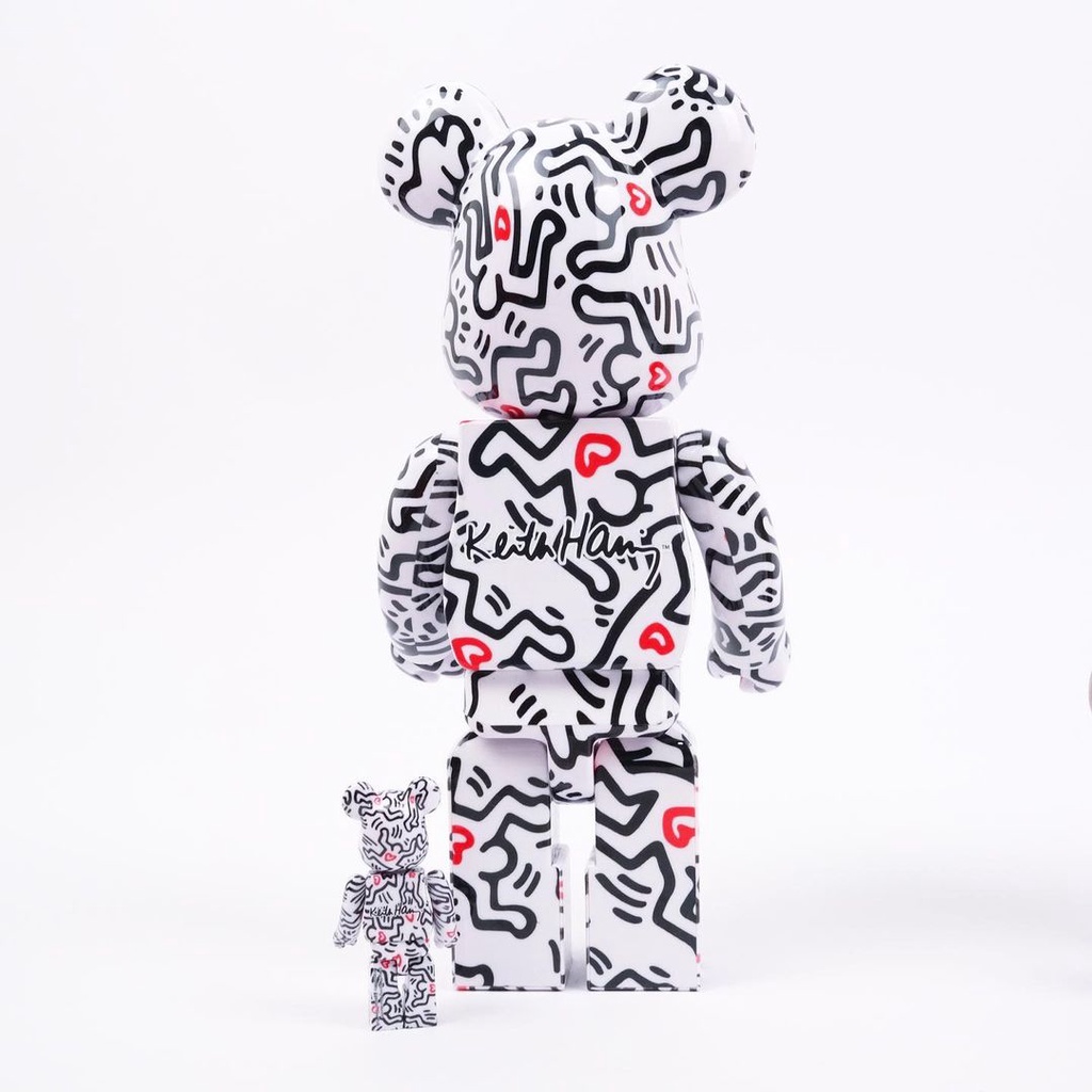 Bearbrick Keith Haring 100% &amp; 400% Set