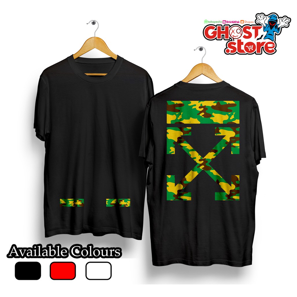 Kaos - T Shirt OFF WHITE Army