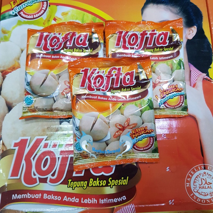 

D02D1 Kofta Tepung Bakso 1 Dus 102 Pak / Tepung Bakso Spesial Berkualitas - 1 Dus Da01D100