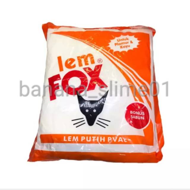 

Lem fox 800 gram (bahan slime)