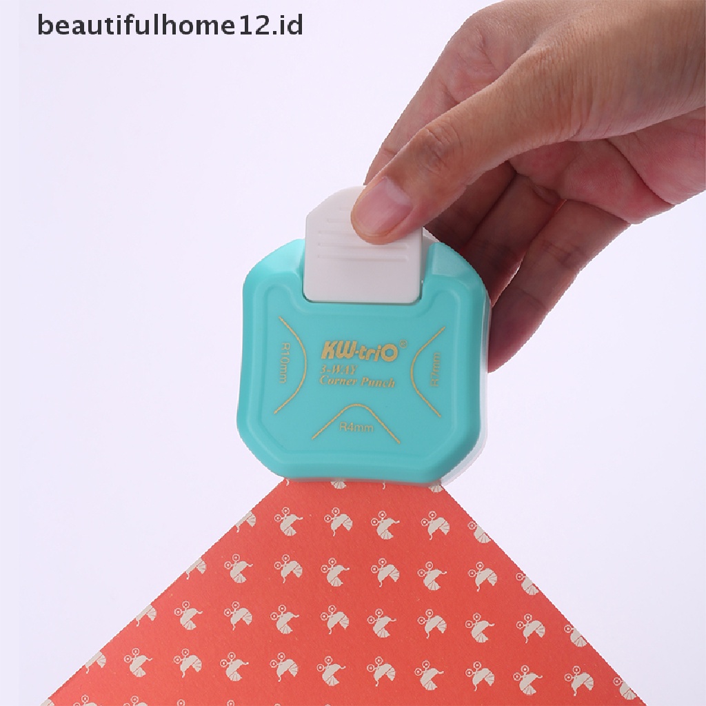 【beautifulhome12.id】 3-in-1 Mini corner trimmer Corner Rounder Punch Round Corner Trimmer Cutter .