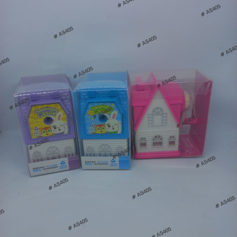 

Asahan / Rautan / Sharpener Meja Putar Kartun Lucu Rumah Castle