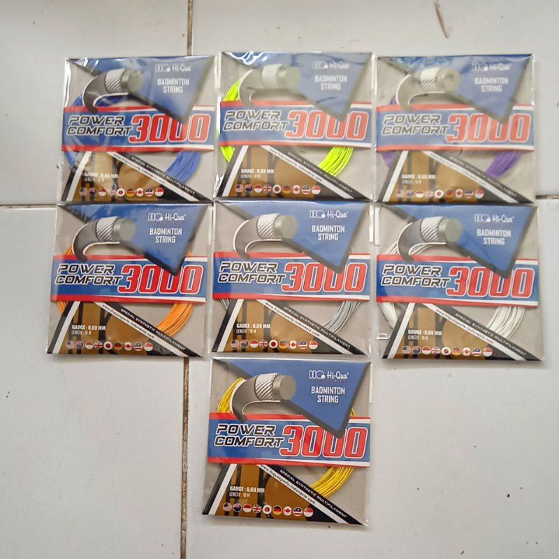 senar raket badminton hi-qua power comfort 3000