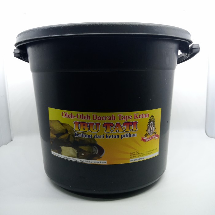 

✨COD✨ Tape Ketan Khas Cirebon/Kuningan Ibu Hj.Tati Kemasan Ember