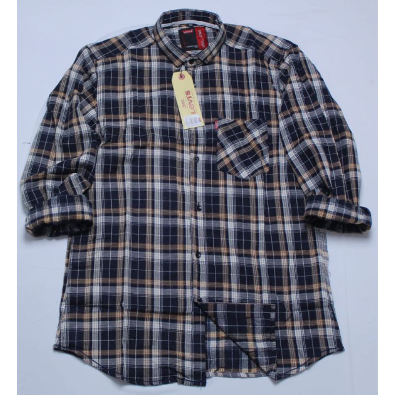 kemeja levis bhan flanel impor