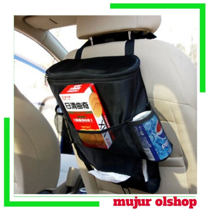 tas rak makanan Minuman jok mobil/tas rak gantung jok mobil organizer