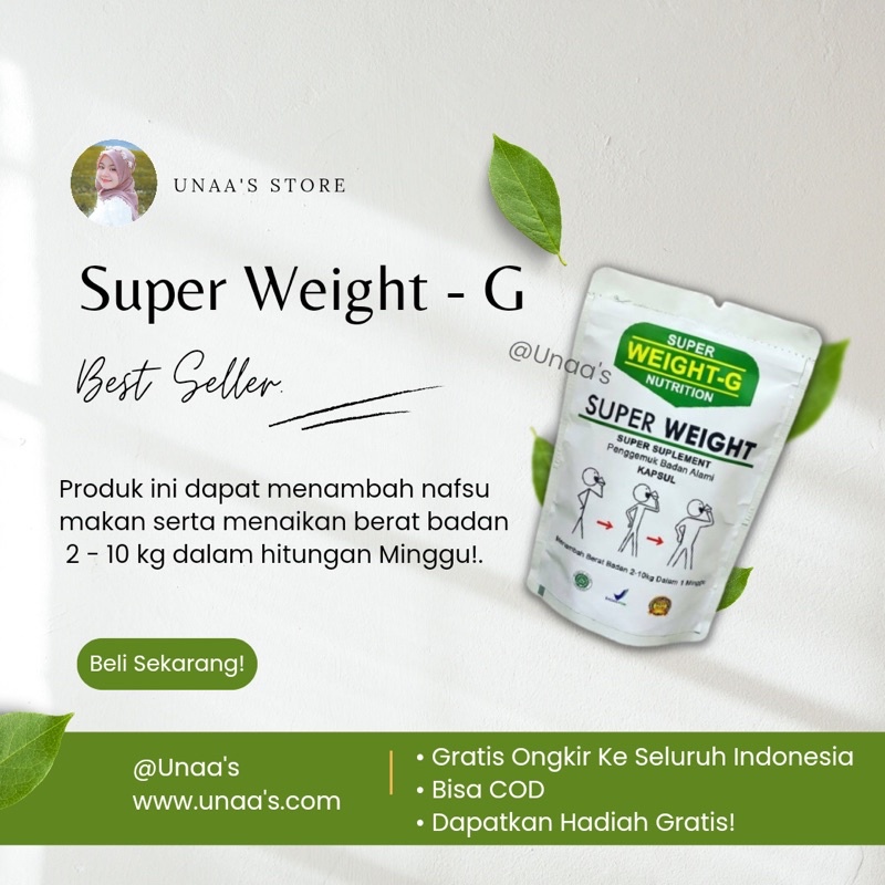TERLARIS PENGGEMUK BADAN SUPER WEIGHT GAIN TERBUKTI MENAMBAH BERAT BADAN TERBAIK ORIGINAL
