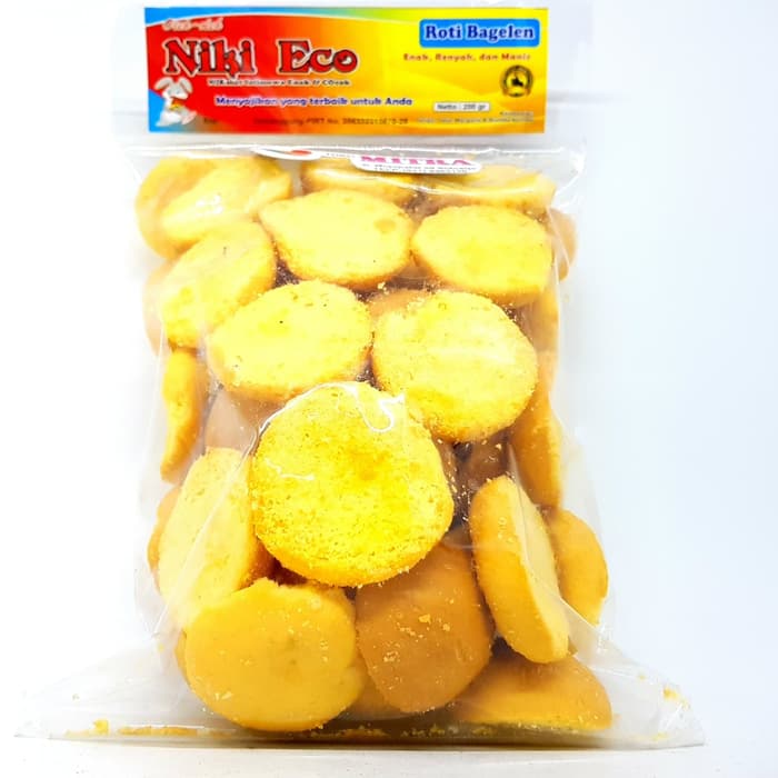 

NIKI ECO ROTI BAGELEN 200gr | KUE KERING BAGELAN BAGEL KHAS MALANG