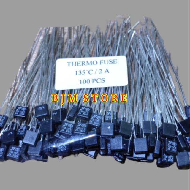 Thermofuse Kipas Angin 2A - 135'C 100pcs - Therma Fuse 135C 100pcs