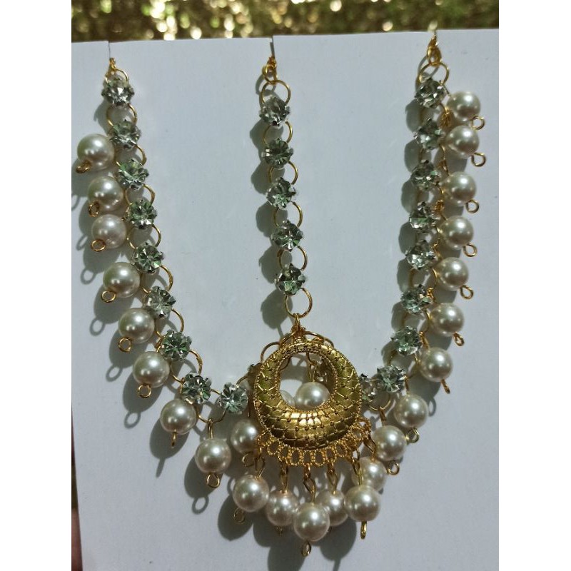 perhiasan india mathapati india, Kalung set / bridal set / kalung india / perhiasan india / kalung
