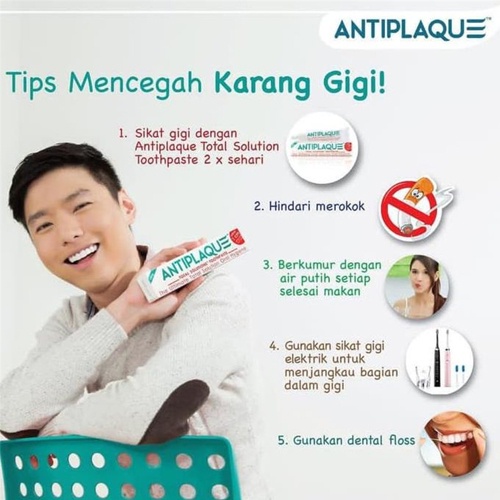 Antiplaque Toothpaste Pasta Gigi