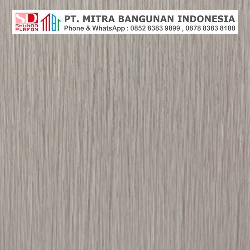 Shunda Plafon PVC - Modern Linears - Silver Wood Linears - KK 20072