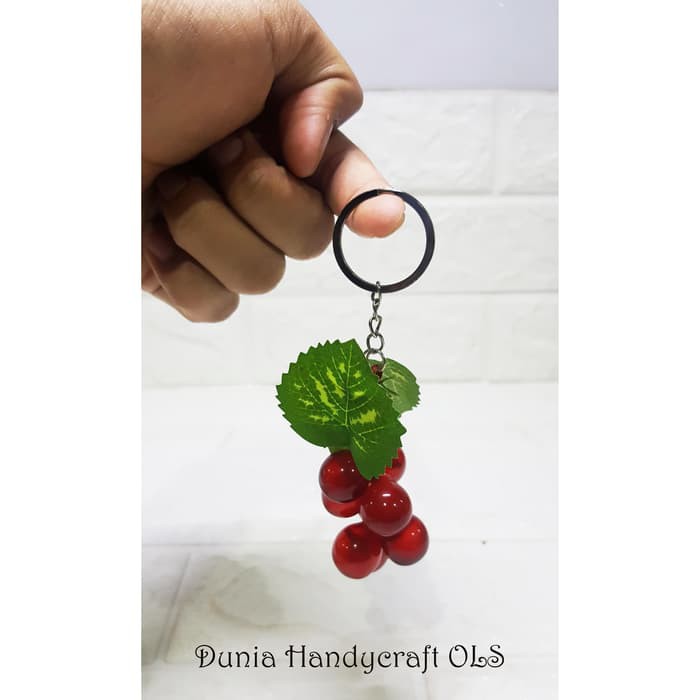 Gantungan Kunci Roda + Ring per 1 lusin (12 pcs) Besar Tebal Bagus