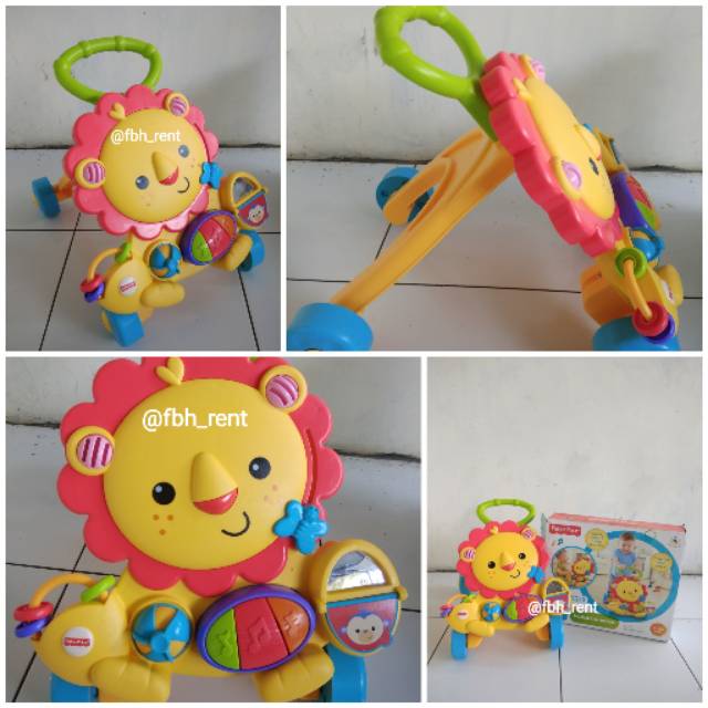 Pushwalker fisherprice lion