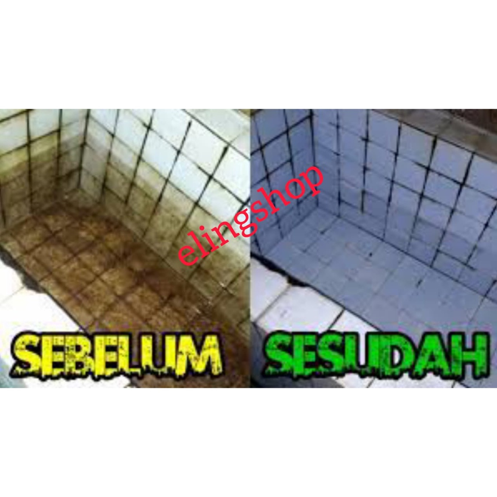 Pembersih Lumut Porcelen Kamar Mandi Aquarium Semen Kolam Ikan Mesin Cuci Tembok Pipa Glowing