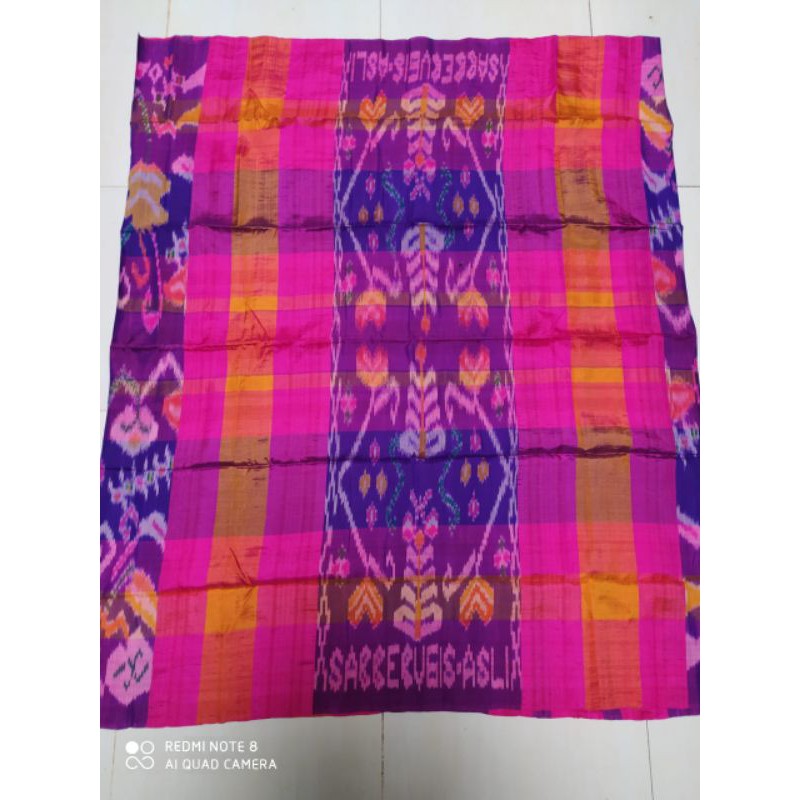 Sarung Bugis Sutra Asli