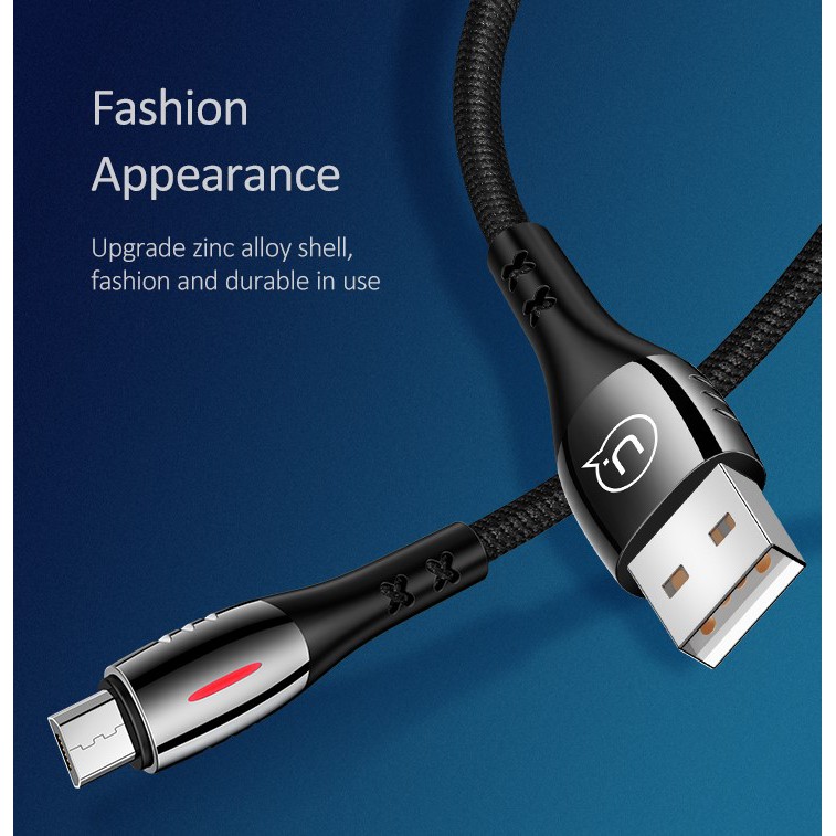 Kabel Micro USB Data Smart Power Off USAMS U-Tone US-SJ346 Original