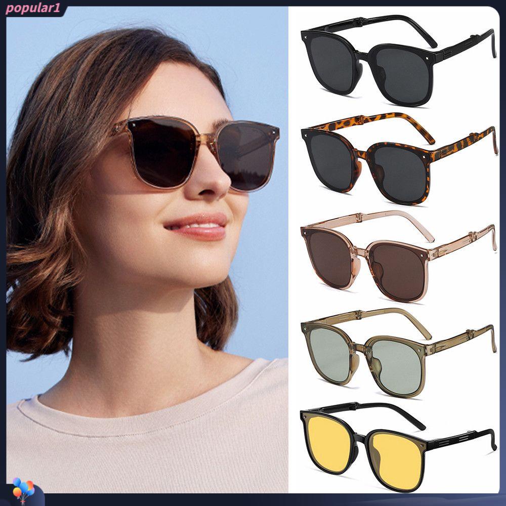 [POPULAR] Summer Foldable Sunglasses Women &amp; Men Driver Shades Easy Carry Goggles UV400 Fashion Eyewear Folding Sun Glasses
