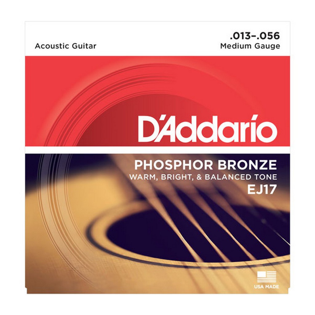 D'addario Akustik String Phosphor Bronze Senar Gitar Original EJ15 EJ16 EJ17 EJ26