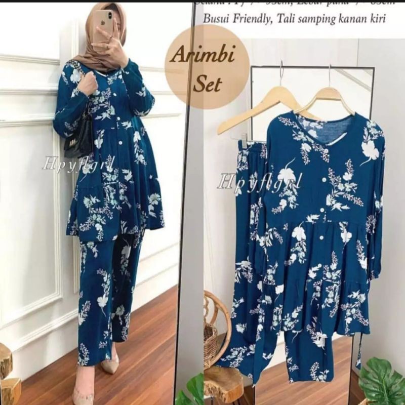 ARIMBI DAILY SET/STELAN RAYON WANITA