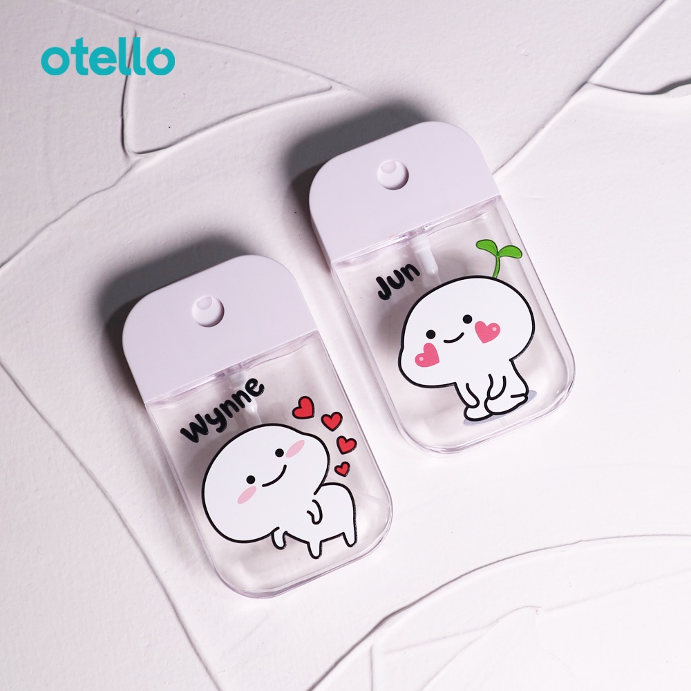 Otello - Custom Pocket Hand Sanitizer Pentol Nama Spray Botol Bottle 45 ML Karakter Lucu