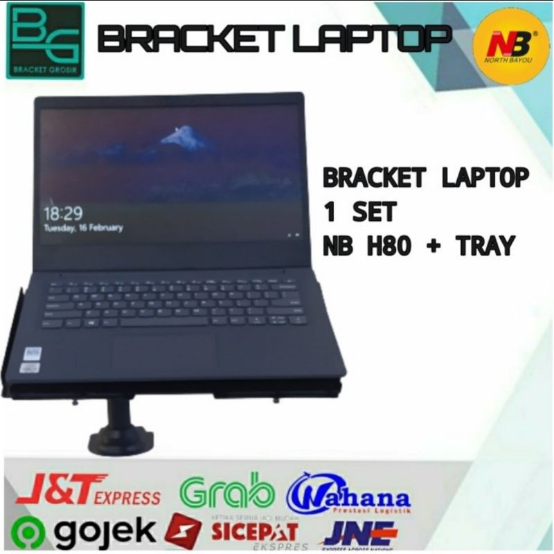 Bracket Laptop Bracket Note Book 14&quot;-30&quot; Full Motion NB Import 1Set