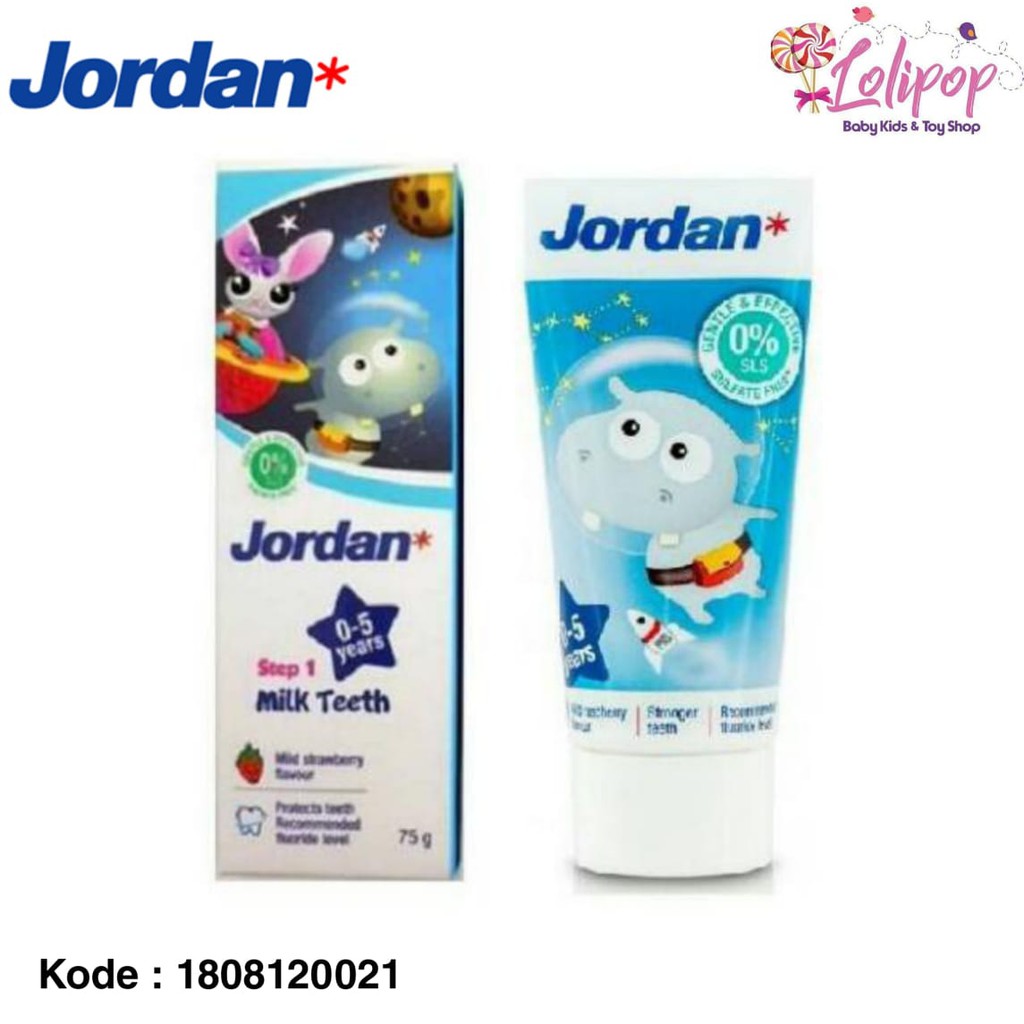 JORDAN TOOTHPASTE STEP 1 75GR