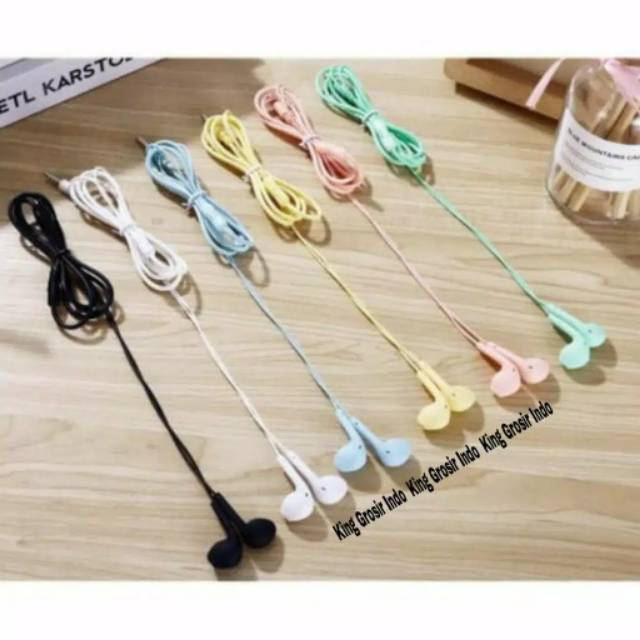 Headset Stereo U19 Macaron Handsfree Extra Bass Earphone U 19