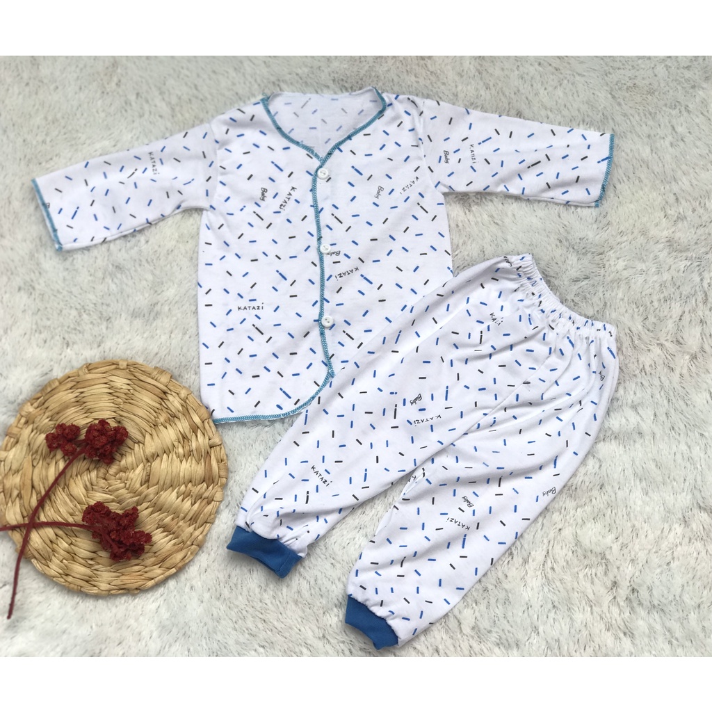 [ST.TPG01] Setelan Tangan Panjang Bayi Baju Bayi Newborn Umur 0 - 6 Bulan