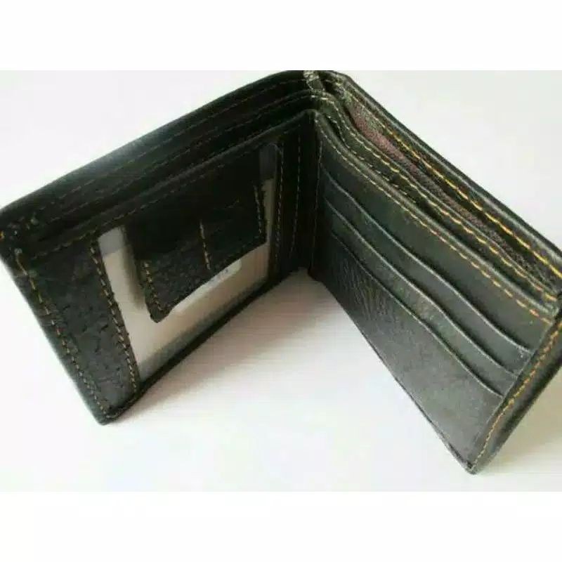 DOMPET KULIT PRIA ASLI DUBLE RESLETING RED TAB LEVIS