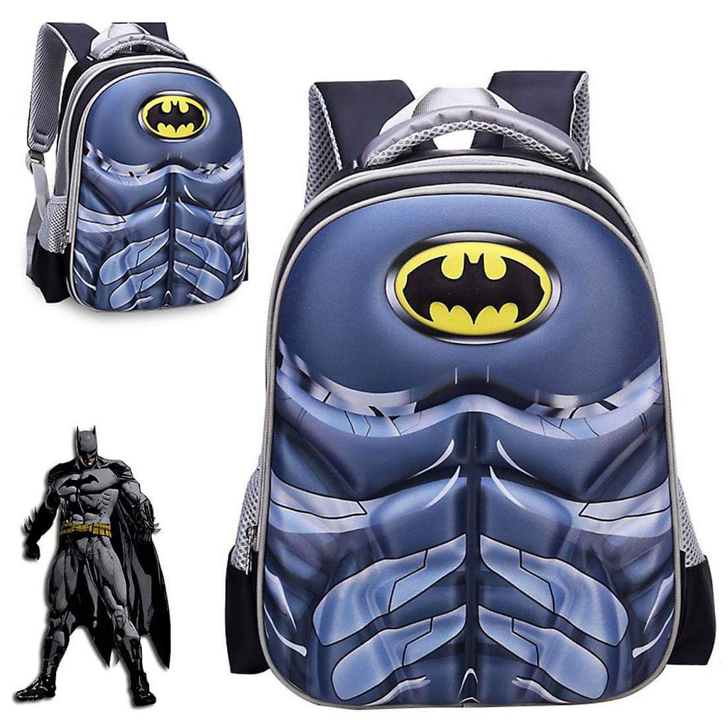 Tas Sekolah Anak Karakter Batman Ransel Batman Superhero Tas Punggung Karakter Anak Sekolah