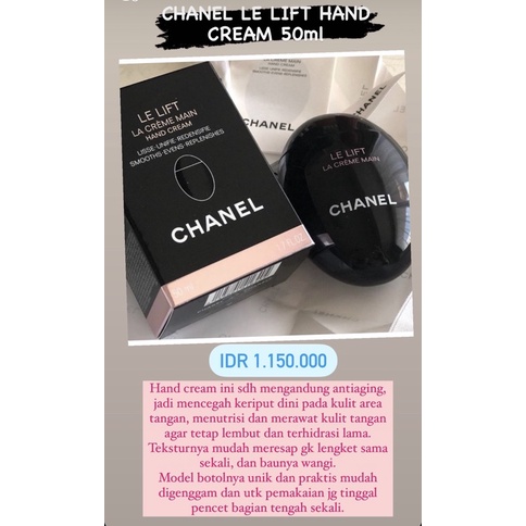 Chanel Le Lift Hand Cream 50ml