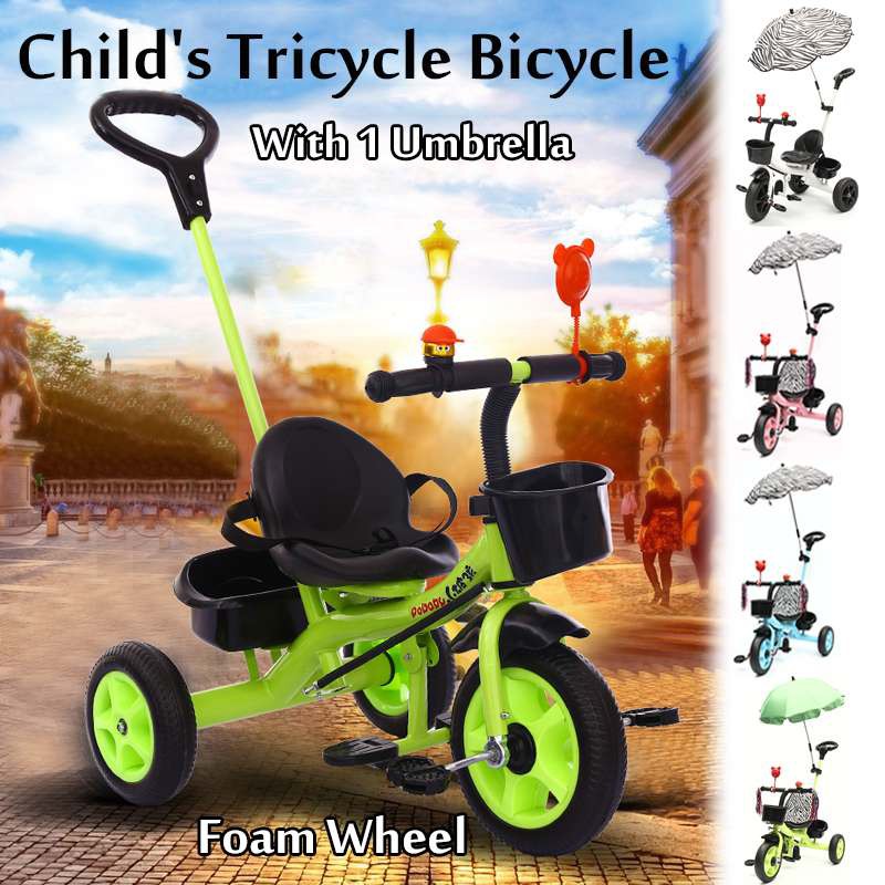 toddlers trike with parent handle