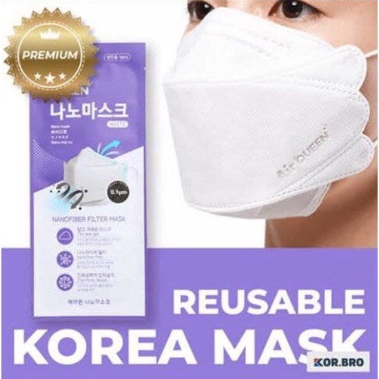 Airqueen Air Queen Reusable Mask Masker KF94 Made in Korea Original