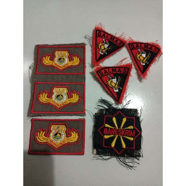 Emblem Baju PDL POLRI bordir MURAH MERIAH 