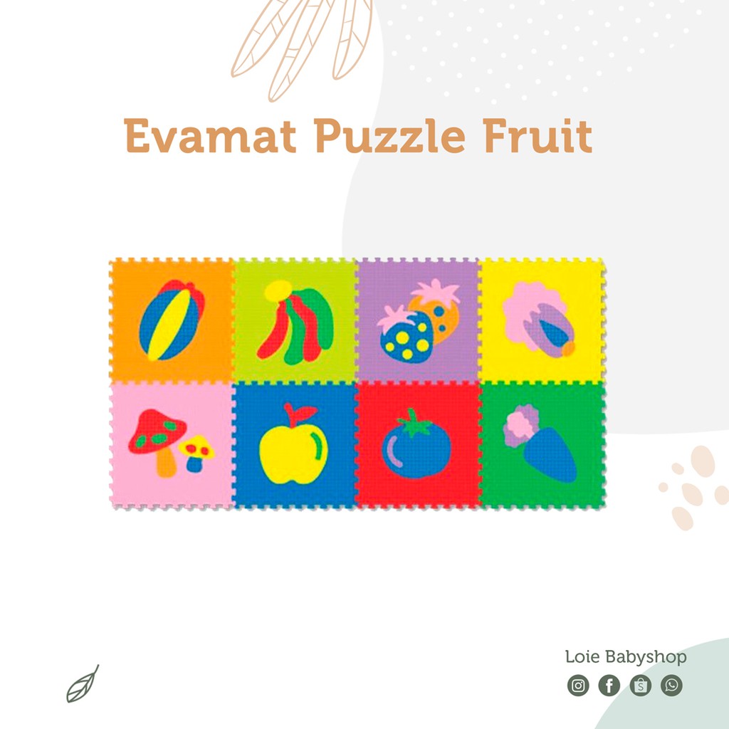 Evamats Puzzle Fruit