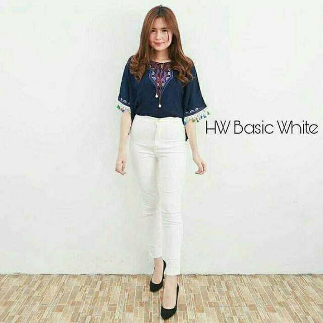 Celana Jeans HW Skinny Wanita Celana Jeans Strech Perempuan Super Skinny