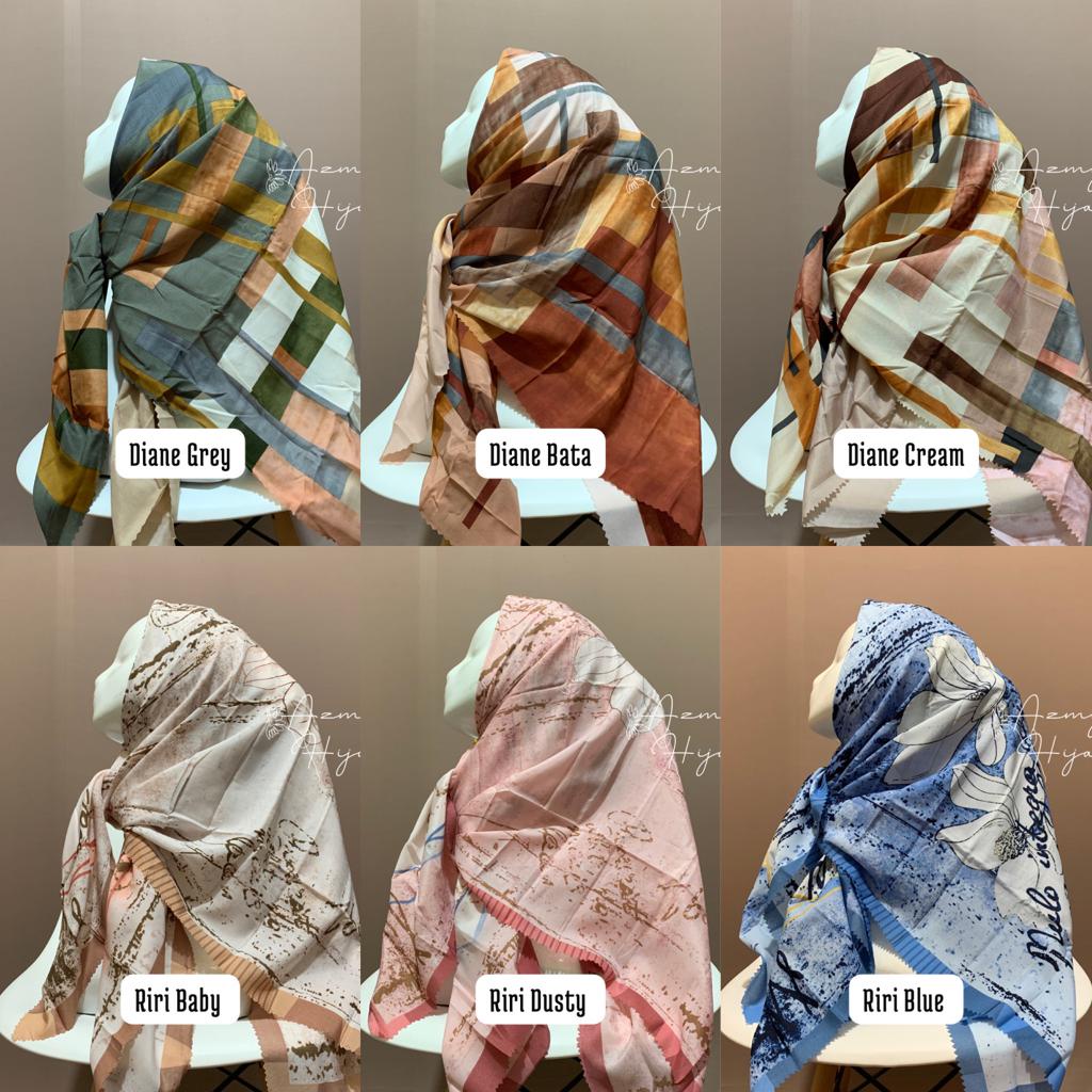 VOAL MOTIF MISS COLOUR - UMAMA SCRAF SIGNATURE MISS COLOR [PILIH WARNA &amp; MOTIF]