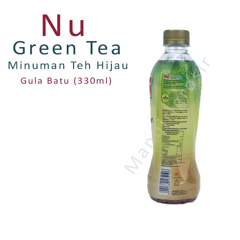 * MINUMAN NU GREEN TEA 330ML 3 VARIAN RASA