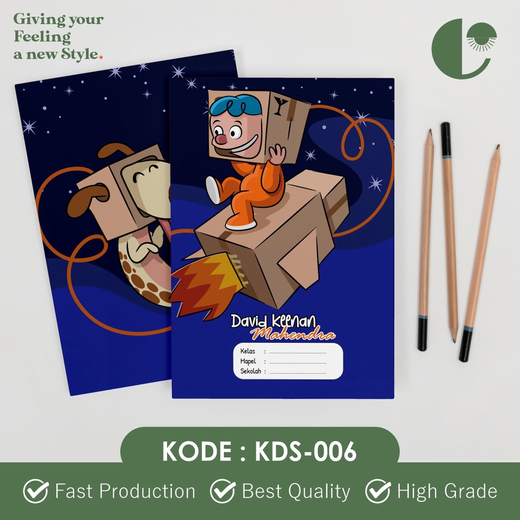 

Sampul Buku Custom | Sampul Aesthetic | Sampul Custom Nama | Free Desain - KDS-006