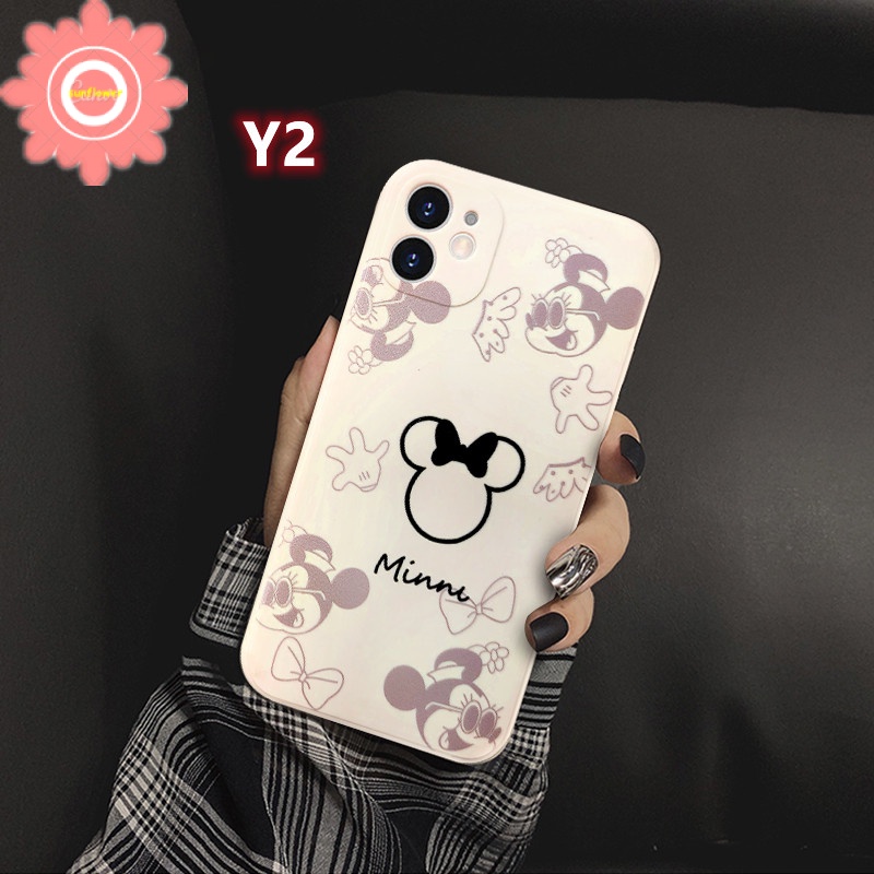 iPhone 7 Plus Couple Case For iPhone 11 12 13 Pro Max 6 6s 7 8 Plus XS MAX X XR SE 2020 D.i.s.n.e.y. Mickey Minnie Cute Cartoon Lover Silicone Back Cover