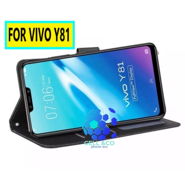 Flip cover VIVO Y81 Flip case buka tutup kesing hp casing hp flip case leather wallet