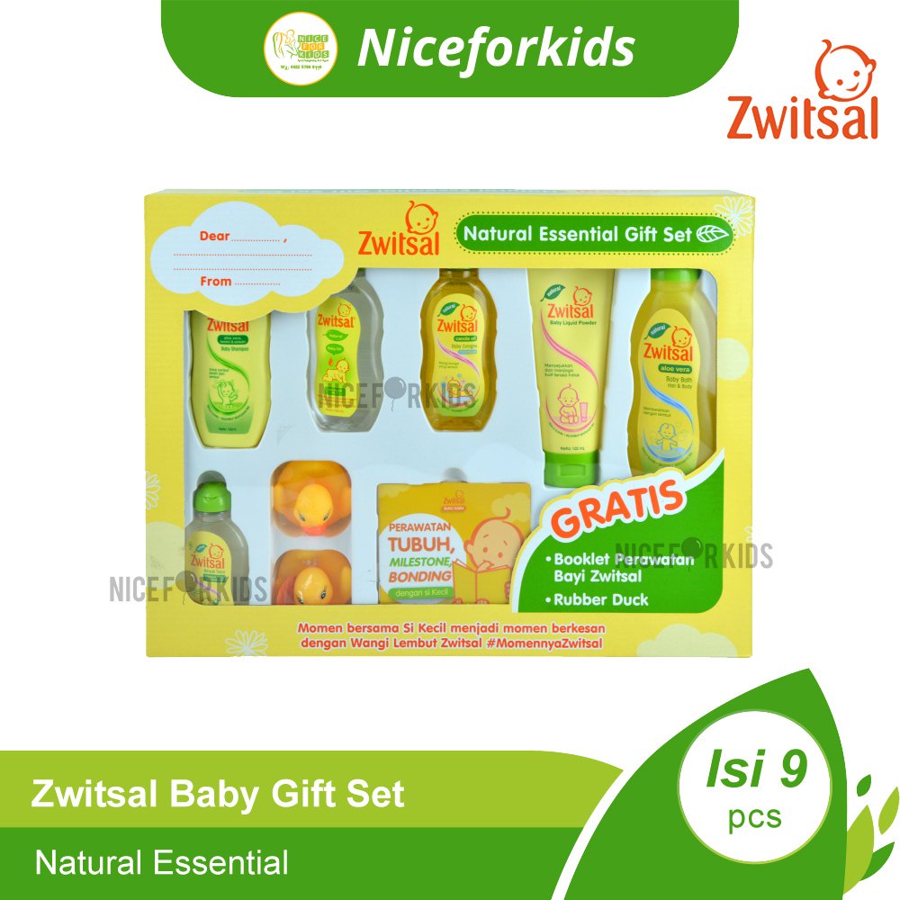 Zwitsal Baby Natural Essential Gift Set / Kado Lahiran
